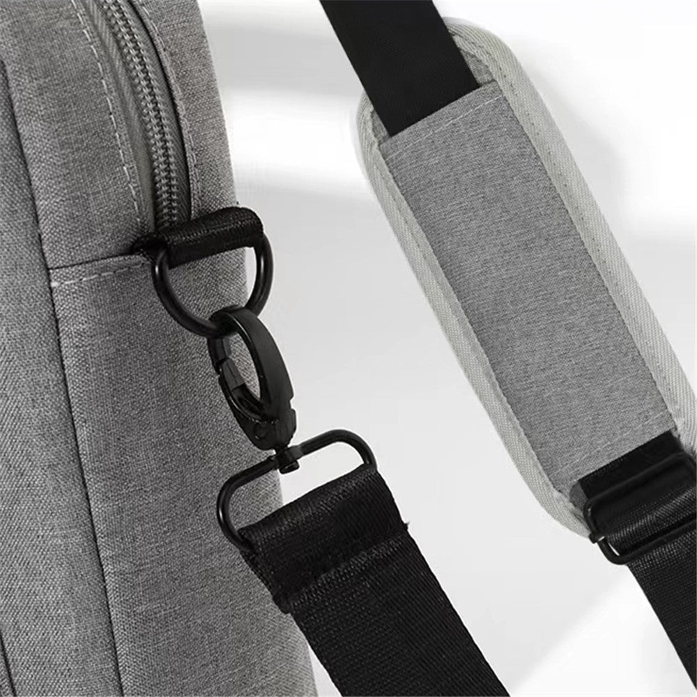 15.6 inch Laptop Storage Bag Travel-friendly Oxford Cloth+Polyester Handbag Notebook Computer Shoulder Bag