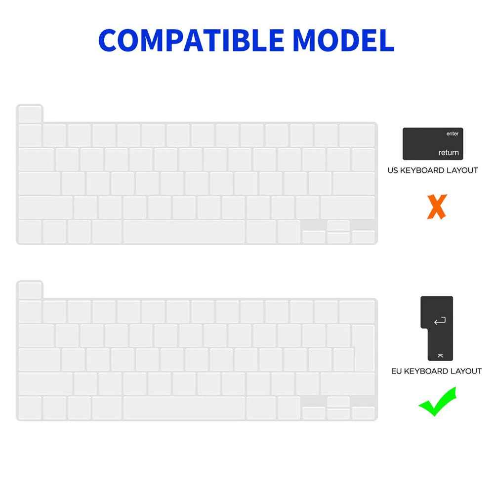 ENKAY HAT PRINCE til MacBook Pro 13 tommer (2020) A2251 / A2289 / A2338 (EU-version) Kickstand Slim Case Bærbar Stødsikkert Hard PC-cover