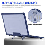 ENKAY HAT PRINCE til MacBook Pro 13 tommer (2020) A2251 / A2289 / A2338 (EU-version) Kickstand Slim Case Bærbar Stødsikkert Hard PC-cover