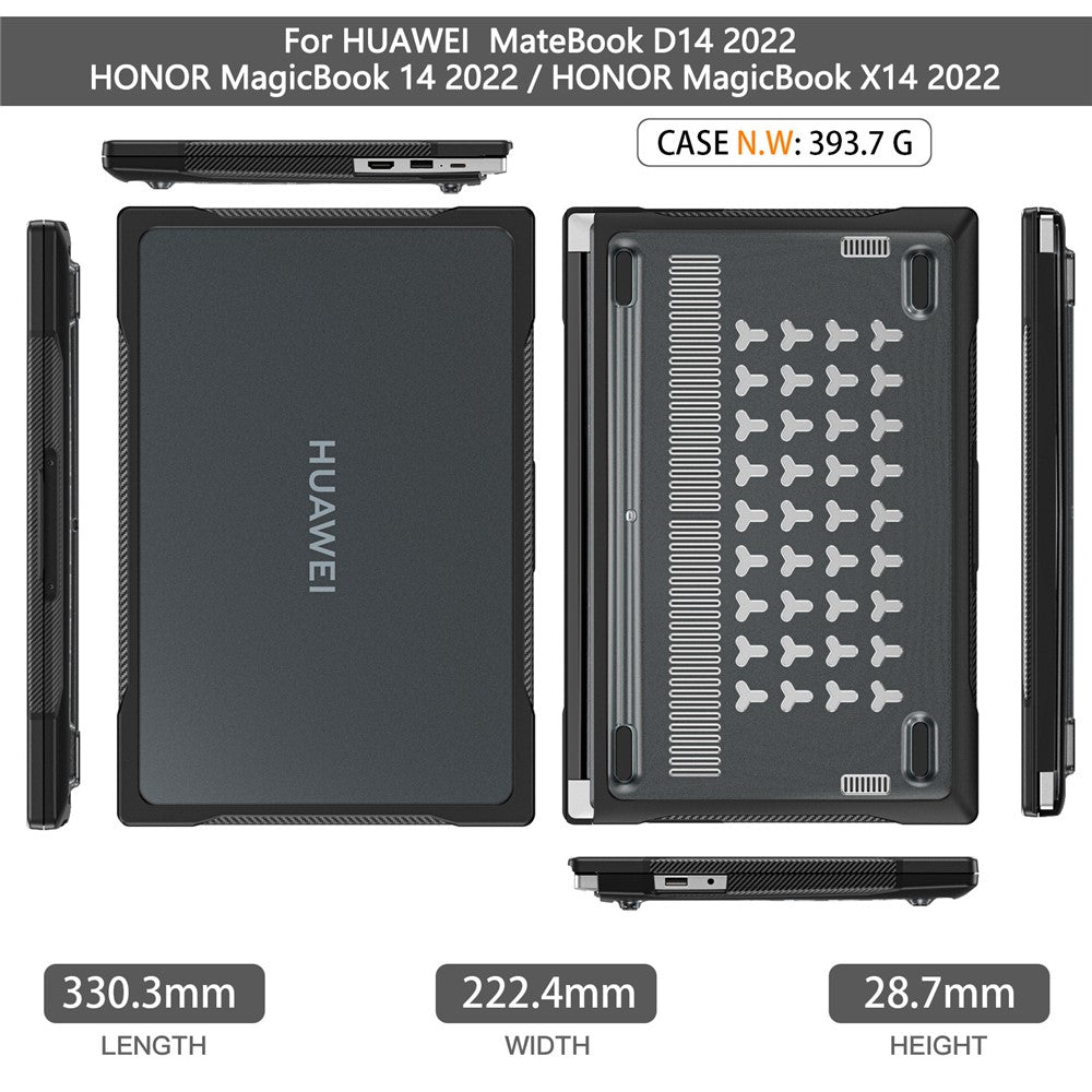 Sailor Series for Huawei MateBook D14 (2023) Laptop Case Dual Layer PC+TPU Protective Cover