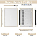 Sailor Series for Huawei MateBook D14 (2023) Case PC+TPU Anti-Cracking Protective Cover