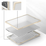 Sailor Series for Huawei MateBook D14 (2023) Case PC+TPU Anti-Cracking Protective Cover