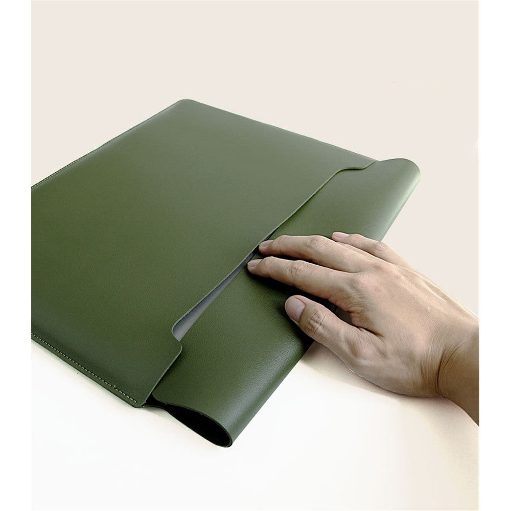 13-tommer Ultratynd Laptoptaske Uden Magnet PU Læder Vandret Bæretaske