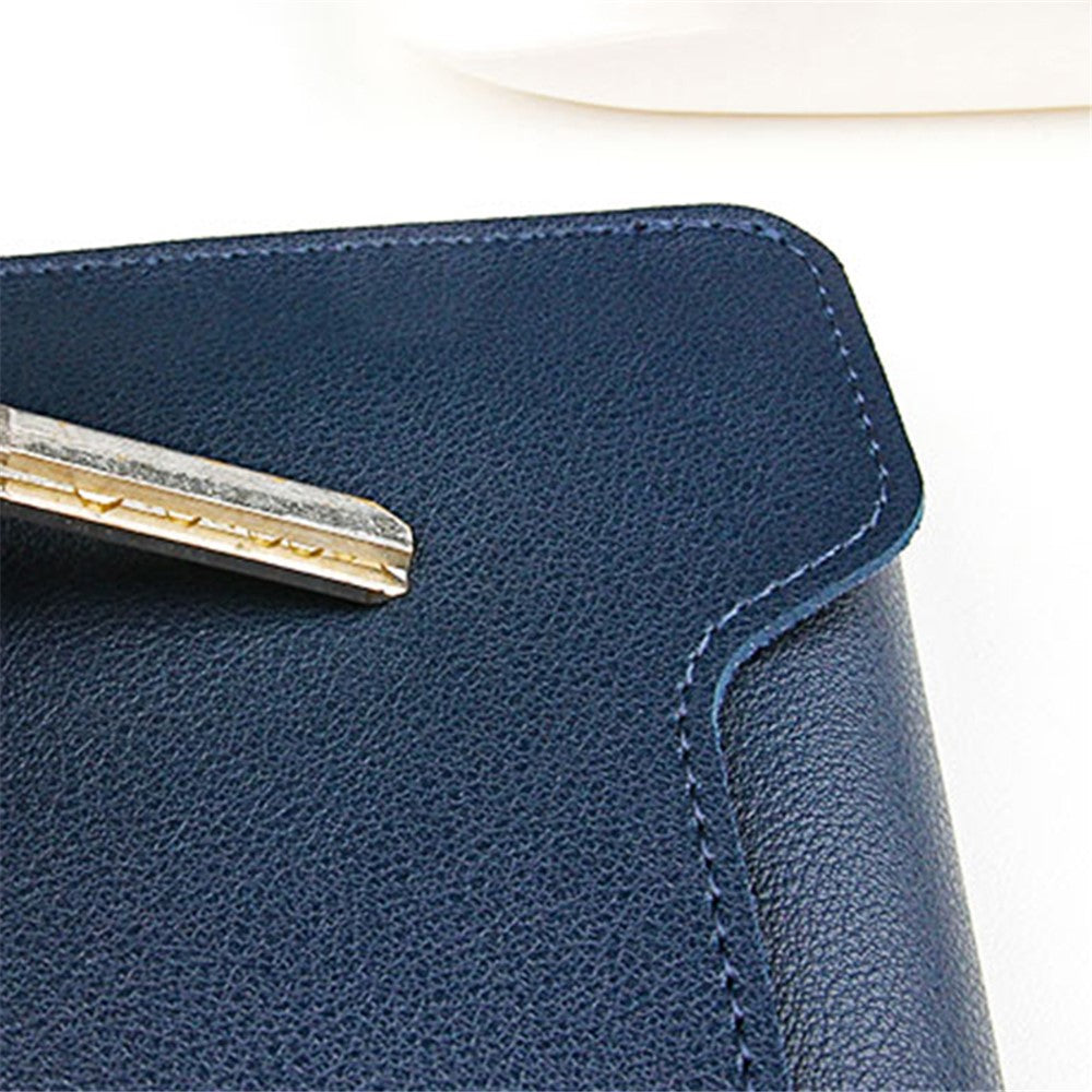 14-inch Laptop Sleeve PU Leather Bag with Adjustable Stand + Small Bag