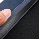 16-inch Waterproof Laptop Bag with Adjustable Stand + PU Leather Small Bag