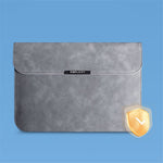 13 / 14 inch Horizontal Laptop Bag Ultra Slim PU Leather Notebook Sleeve + Small Bag