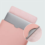 14 tommer laptop-sleeve ultratyndt PU-læder bæretaske + lille taske