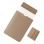 14 tommer laptop-sleeve ultratyndt PU-læder bæretaske + lille taske