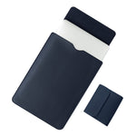 14 tommer laptop-sleeve ultratyndt PU-læder bæretaske + lille taske