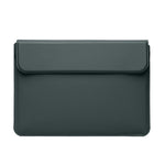 15-16 inch Leather Laptop Sleeve Ultra-Slim Computer Carrying Case with Foldable Stand and Soft Inner Lining