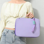 606 For iPad MacBook MateBook 13.3 / 14 Inch Laptop Bag Nylon Handbag with Hanging Ornament