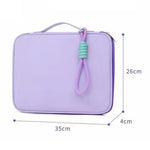 606 For iPad MacBook MateBook 13.3 / 14 Inch Laptop Bag Nylon Handbag with Hanging Ornament