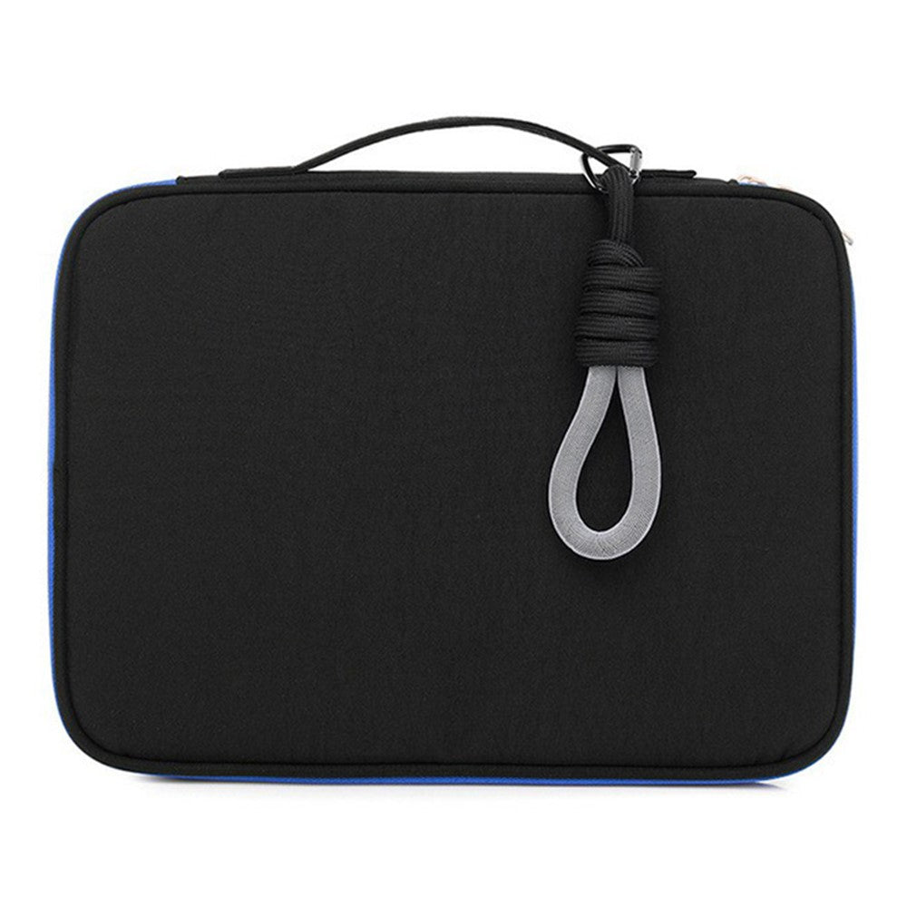 606 For iPad MacBook MateBook 13.3 / 14 Inch Laptop Bag Nylon Handbag with Hanging Ornament
