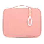 606 For iPad MacBook MateBook 13.3 / 14 Inch Laptop Bag Nylon Handbag with Hanging Ornament
