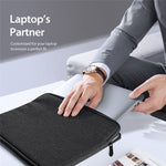 DUX DUCIS LBDA-serie 14-15,4 tommer laptoptaske, blødt foret notebook-etui