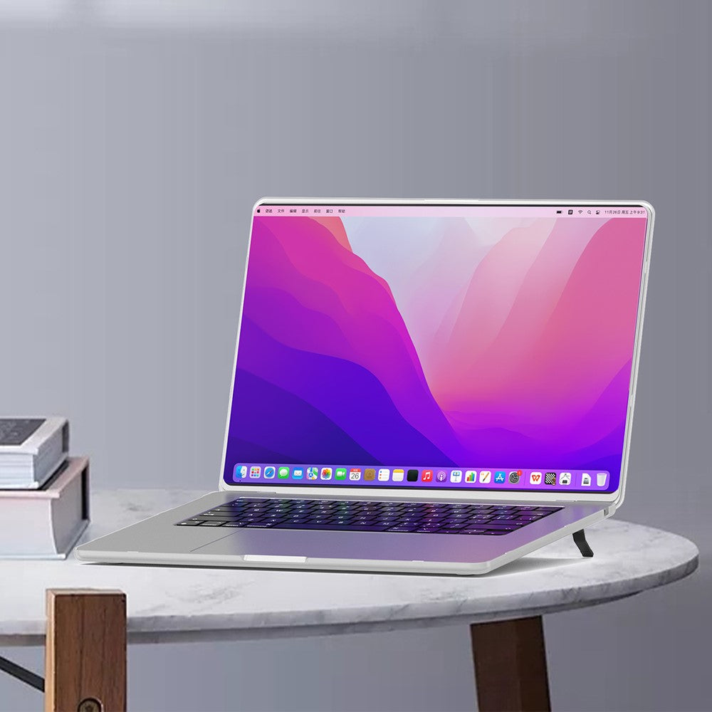 BENWIS MP-SMS For MacBook Pro 16 inch (2026) A3429 A3428 / (2025) A3186 A3403 / (2024) A2991 / (2023) A2780 / (2021) A2485 A2780 Slim Case Kickstand Matte Laptop Cover