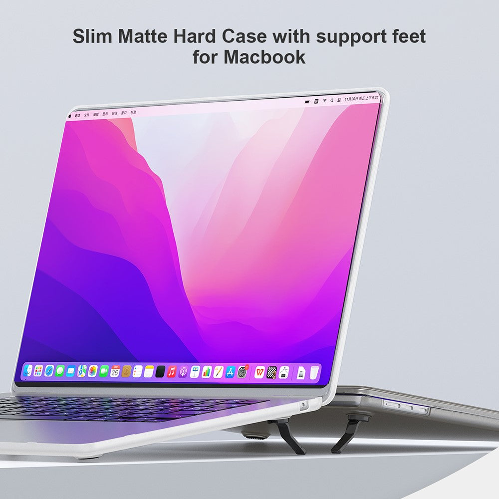 BENWIS MP-SMS For MacBook Pro 16 inch (2026) A3429 A3428 / (2025) A3186 A3403 / (2024) A2991 / (2023) A2780 / (2021) A2485 A2780 Slim Case Kickstand Matte Laptop Cover