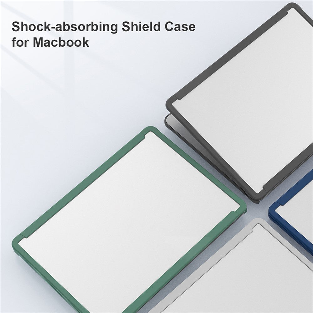 BENWIS MP-SSC til Macbook Air 13 tommer (2018-2019) A1932 / (2020) A2179, A2337 PC+TPU Stødsikkert cover til bærbar