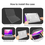 BENWIS MP-CHC For Macbook Air 15 inch (2025) / (2024) / (2023) A2941 (EU Version) / (US Version) Clear Laptop Case PC Hard Shell