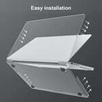 BENWIS MP-CHC For Macbook Air 15 inch (2025) / (2024) / (2023) A2941 (EU Version) / (US Version) Clear Laptop Case PC Hard Shell