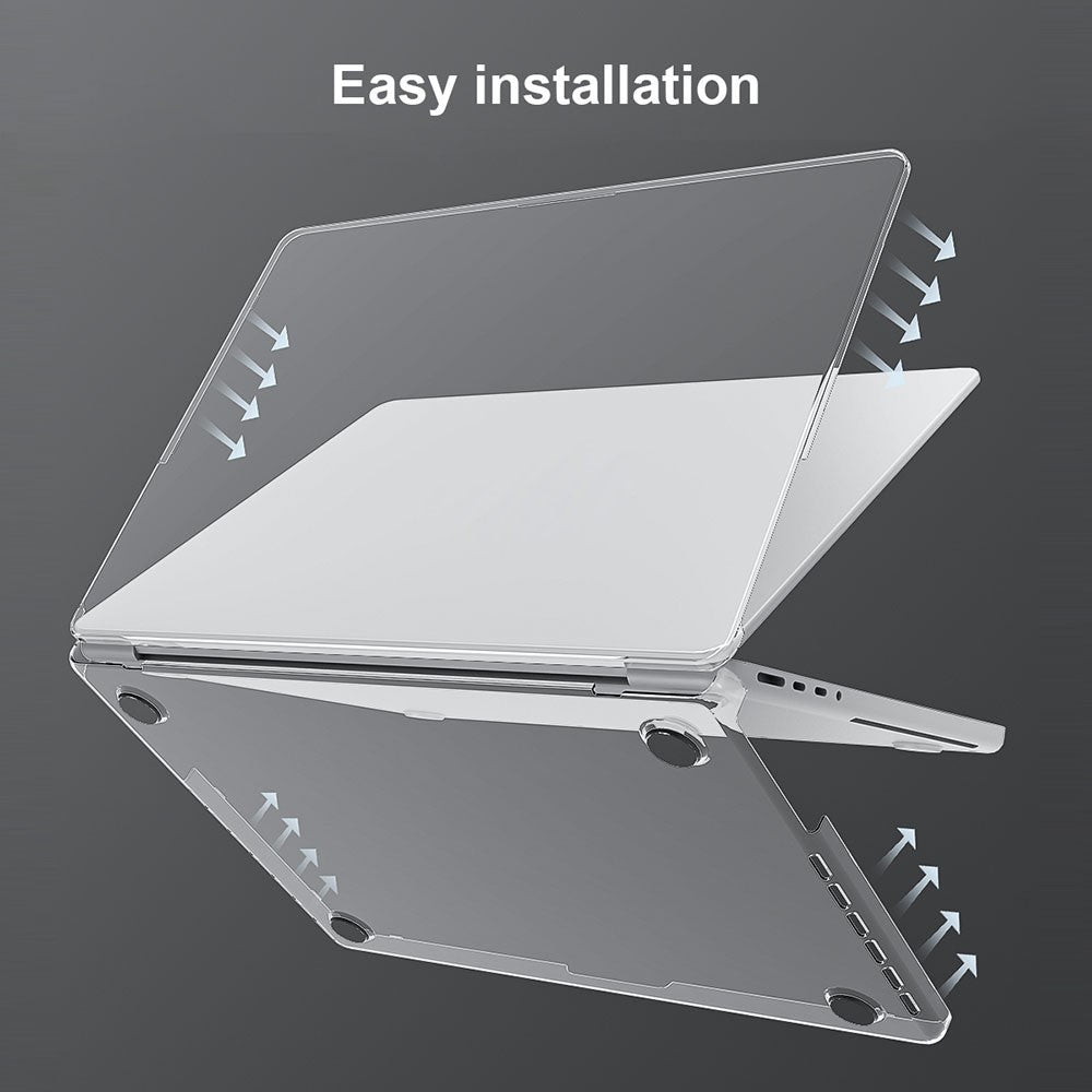 BENWIS MP-CHC For Macbook Air 15 inch (2025) / (2024) / (2023) A2941 (EU Version) / (US Version) Clear Laptop Case PC Hard Shell