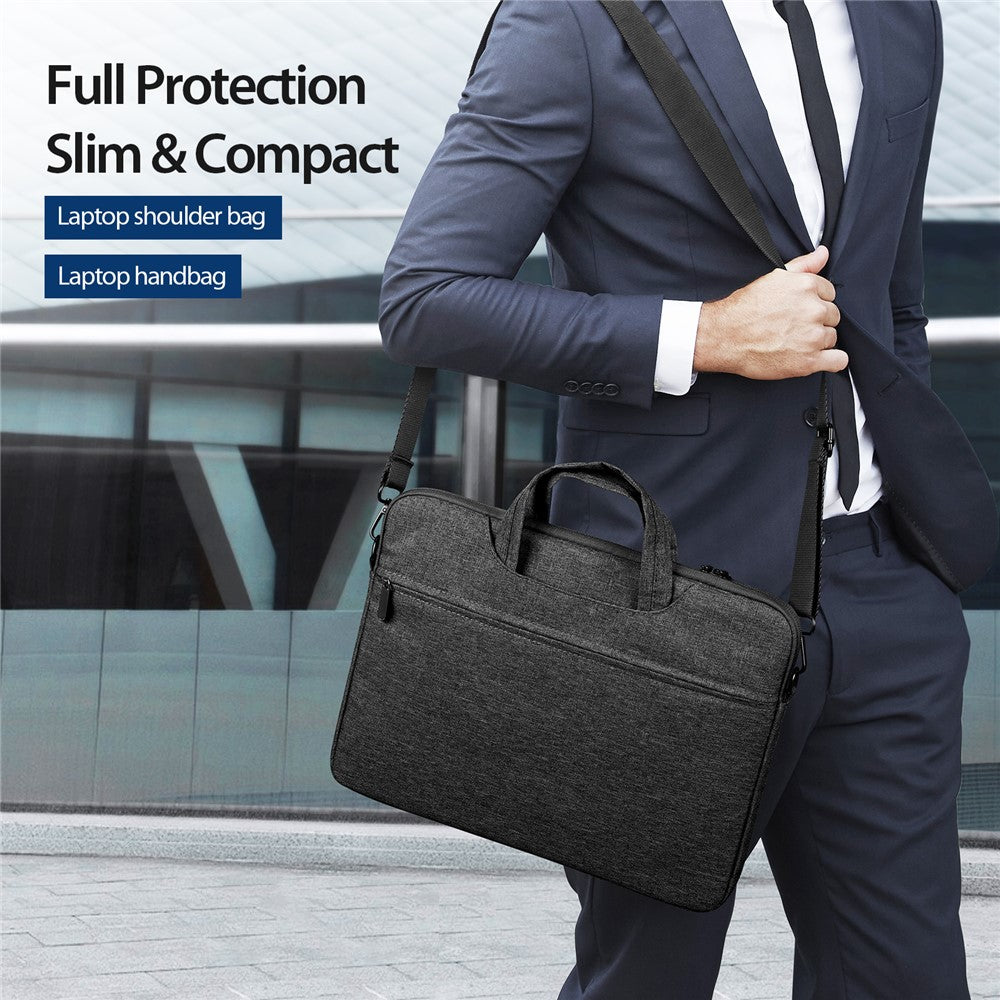 DUX DUCIS LBJB Series 13-13.9 Inch Waterproof Notebook Shoulder Bag Laptop Handbag