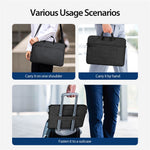 DUX DUCIS LBJB Series 13-13.9 Inch Waterproof Notebook Shoulder Bag Laptop Handbag