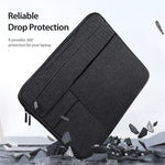 DUX DUCIS LBTD Series 13-13.9 inch Laptop Carrying Bag Multi Pockets Polyester Notebook Handbag