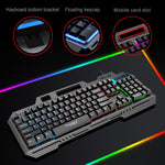 T-WOLF T16 Backlit Wired 104-Key Gaming Keyboard Ambient Light Gaming Keyboard