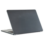 For MacBook Air 13 inch (2026) A3449 / (2025) A3240 / (2024) A3113 / (2022) A2681 Case Carbon Fiber Texture Plastic Laptop Hard Shell