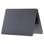 For MacBook Air 13 inch (2026) A3449 / (2025) A3240 / (2024) A3113 / (2022) A2681 Case Carbon Fiber Texture Plastic Laptop Hard Shell
