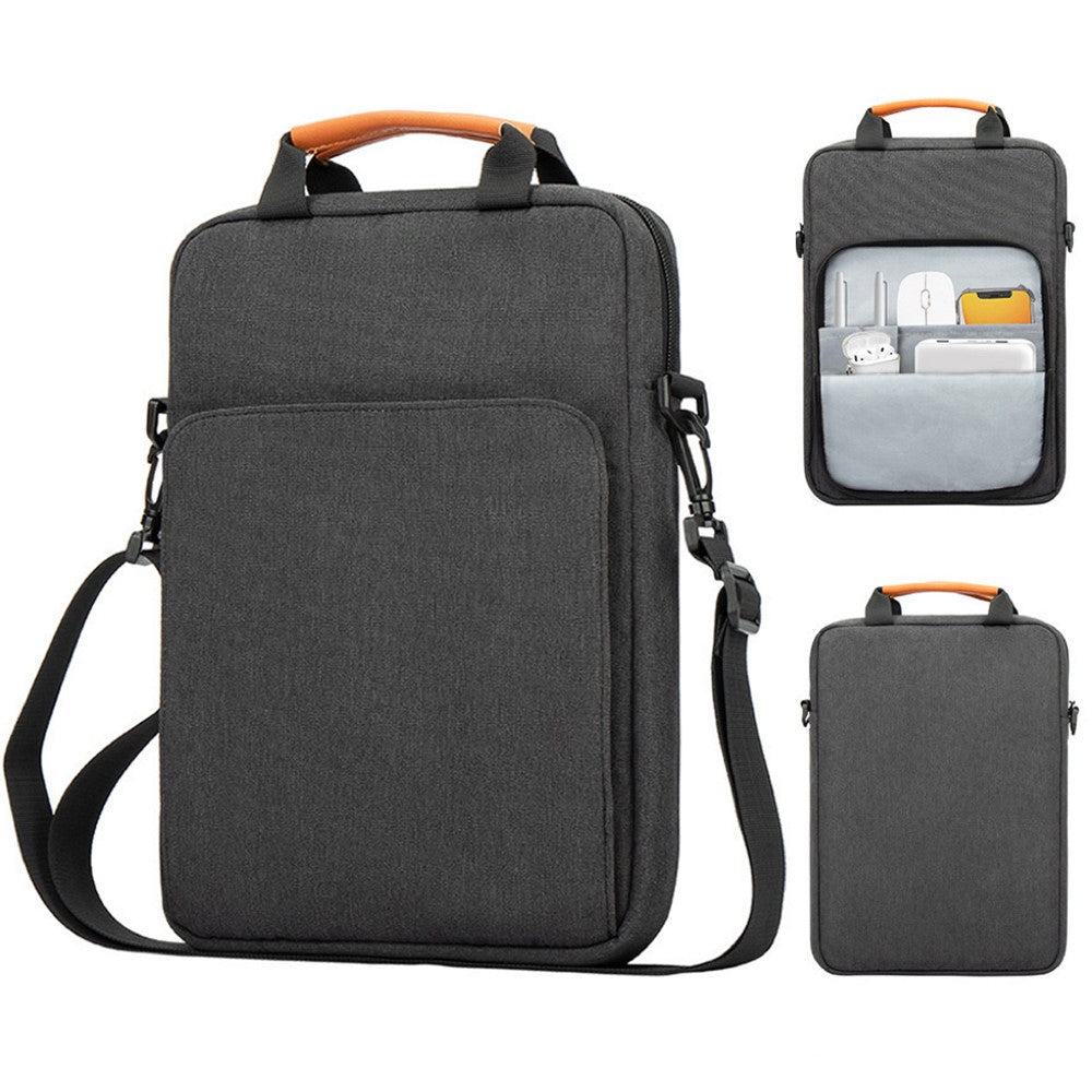 Vertical Carrying Bag for 13.3 inch Laptop Oxford Cloth Shockproof Handbag Crossbody Bag