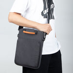 Vertical Carrying Bag for 13.3 inch Laptop Oxford Cloth Shockproof Handbag Crossbody Bag