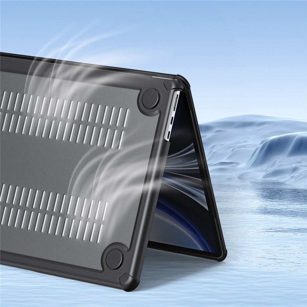 DUX DUCIS LCGM Series Blankt Cover til Macbook Air 15 tommer (2025) / (2024) A3114 / (2023) A2941 TPU+PC Beskyttende Skal