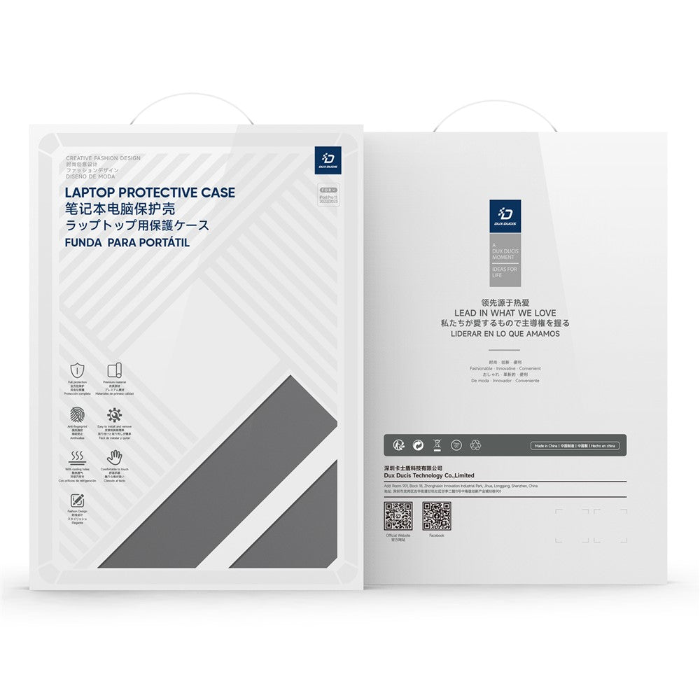 DUX DUCIS LCGM Series Blankt Cover til Macbook Air 15 tommer (2025) / (2024) A3114 / (2023) A2941 TPU+PC Beskyttende Skal
