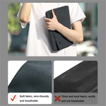 14 tommer laptop sleeve, vandtæt nylon computertaske med flere rum