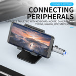 ADS-307 USB / Type-C / Micro Plug SD TF Card U-Disk Reader Data Transfer OTG Adapter