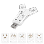 NK908C HD 4-in-1 Ip / USB-C 3.0 / USB-A 3.0 / Micro Charging Adapter SD / TF Card Reader