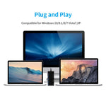 CR7 USB 3.0 Multifunktionel Kortlæser CF XD MS SD TF Kortlæser til Mac / Windows / Linux