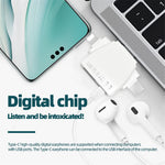 USB / 8-Pin / Type-C Plug Card Reader USB+SD+TF+USB-C Memory Card U-Disk Hard Disk Adapter