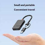 ADS-316 For Huawei / Xiaomi / Samsung 8-in-1 Card Reader Type-C + USB-A to SD / TF / MS / CF1 / Type-C / USB 3.0 U Disk Reading Adapter