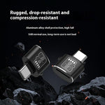 Aluminum Alloy Mini Type-C Card Reader Supports Up to 2TB TF Card, 25MB / s Read Speed