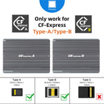 UC-152-CFX USB3.1 Type-C USB3.0 Type-A to CF Express Extension Card Reader CFE Type-A Type-B Support R5 Z6 Z7 CFB Memory Card