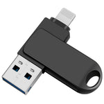 2 in 1 Card Reader 32GB OTG USB Flash Drive with 8Pin + USB 3.0 Port U Disk for iPhone Computer PC