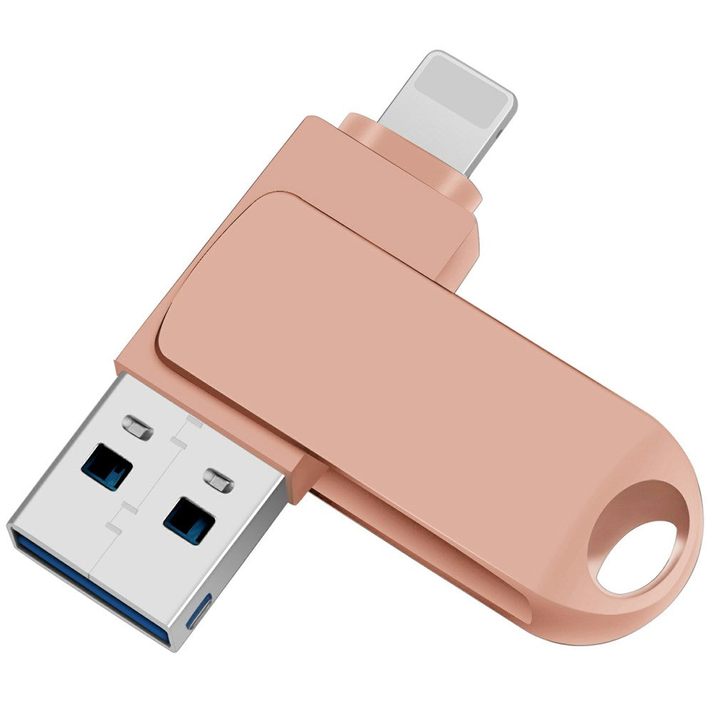 2 in 1 Card Reader 32GB OTG USB Flash Drive with 8Pin + USB 3.0 Port U Disk for iPhone Computer PC