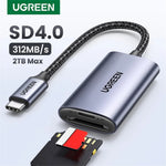 UGREEN 15251 Type-C to SD4.0 / TF4.0 5Gbps Data Transfer Card Reader for Macbook Samsung