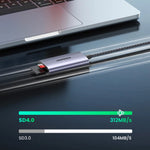 UGREEN 15251 Type-C to SD4.0 / TF4.0 5Gbps Data Transfer Card Reader for Macbook Samsung