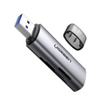 UGREEN 60723 2-i-1 USB 3.0 5 Gbps höghastighets SD/TF-minneskortläsare