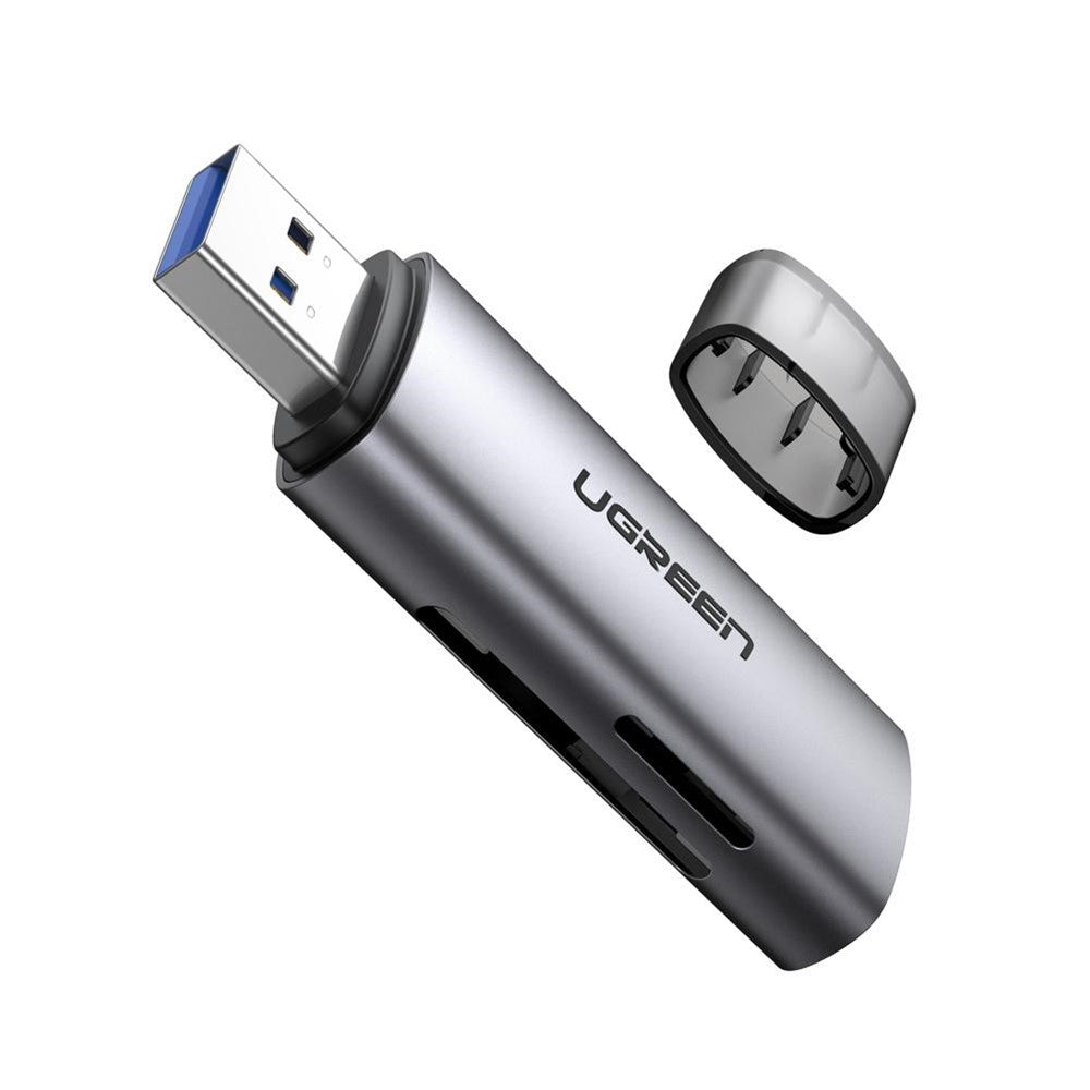 UGREEN 60723 2-i-1 USB 3.0 5 Gbps höghastighets SD/TF-minneskortläsare
