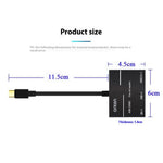 ONTEN OTN-9189 Typ-C till XQD / SD-kortplats + USB 3.0 höghastighetsdataöverföring 3-i-1-kortläsare